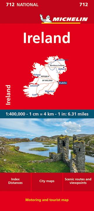 Michelin Ireland Map 712