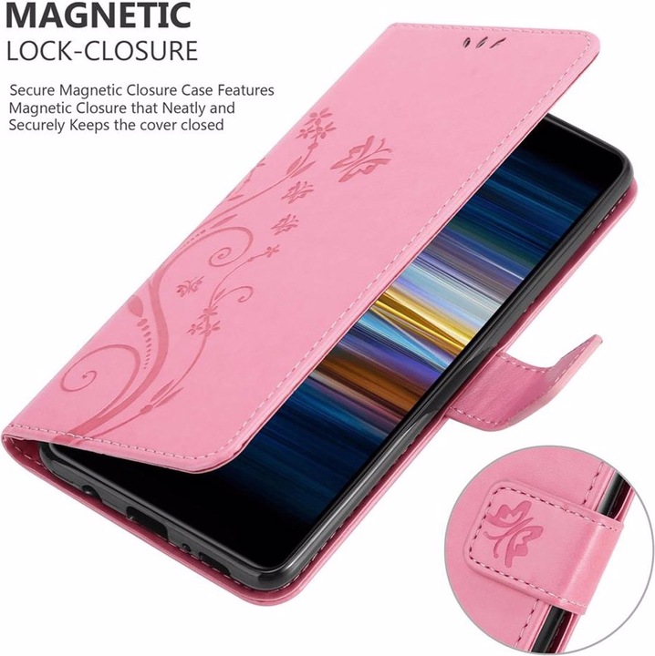 Produktbild Cadorabo Flower Book Cover (Sony Xperia L3)