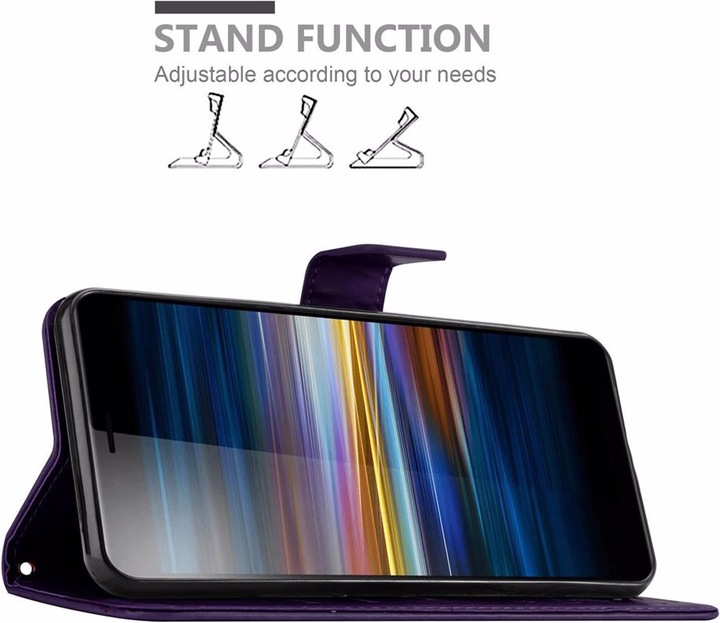 Produktbild Cadorabo Flower Book Cover (Sony Xperia L3)