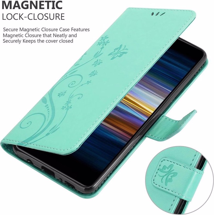 Produktbild Cadorabo Flower Book Cover (Sony Xperia L3)