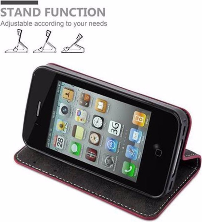 Image du produit Cadorabo Book X-Wallet Cover (G4s, Apple iPhone 4)