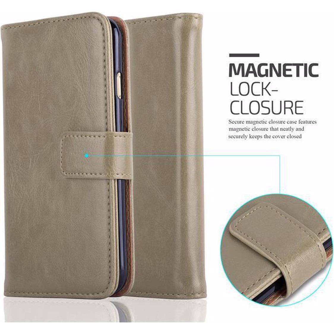 Thumbnail - Cadorabo Book Luxury Cover (Apple iPhone 6s Plus, Apple iPhone 6 Plus), Smartphone Hülle, Braun