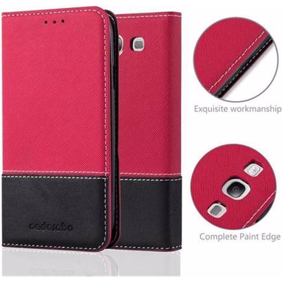 Thumbnail - Cadorabo Book X-Wallet Cover (Samsung Galaxy S3), Smartphone Hülle, Rot