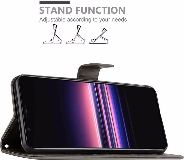 Produktbild Cadorabo Flower Book Cover (Sony Xperia 5)