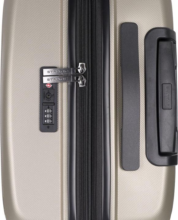 Produktbild Stratic Bright+ 4 Rollen Trolley M 66 cm mit Dehnfalte (73 l)