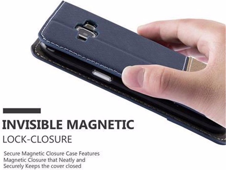 Actual product image Cadorabo Book X Wallet Cover (Samsung Galaxy J1)