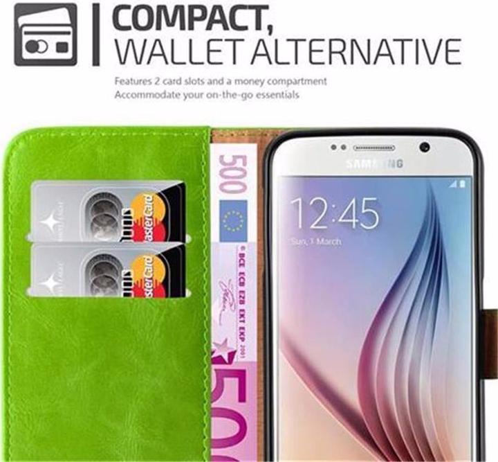 Actual product image Cadorabo Book Luxury Cover (Samsung Galaxy S6)