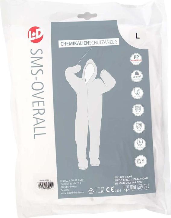 L+D Combinaison SMS CleanGo (3XL)