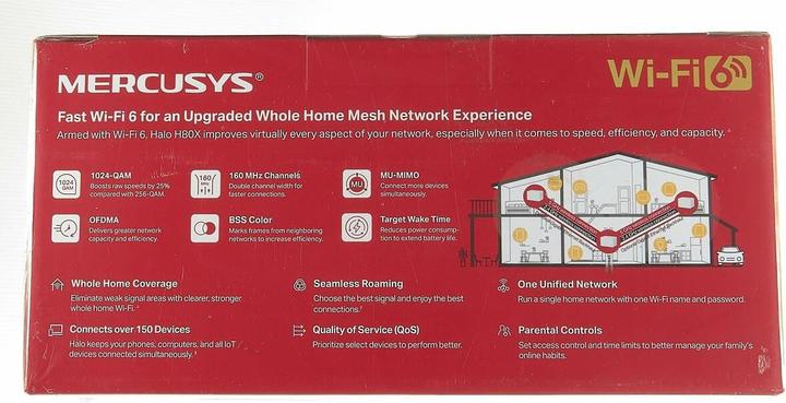 Actual product image Mercusys AX3000 Whole Home Mesh Wi-Fi System