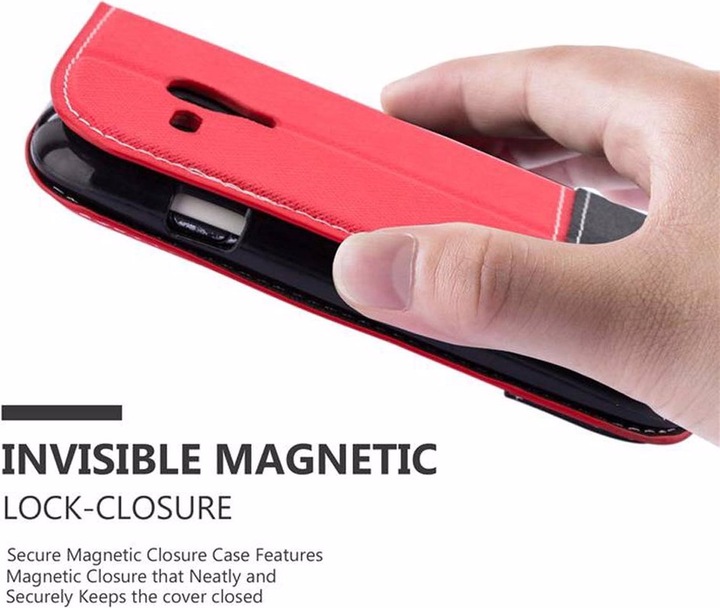 Actual product image Cadorabo Book X Wallet Cover (Samsung Galaxy S3 Mini)