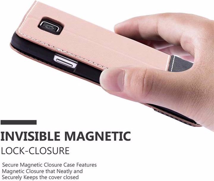 Actual product image Cadorabo Book X Wallet Cover (Samsung Galaxy Alpha)