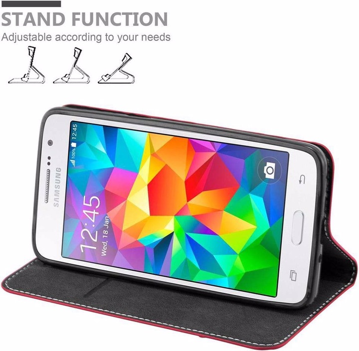 Actual product image Cadorabo Book X Wallet Cover (Samsung Galaxy Grand Prime)