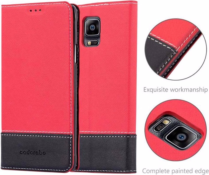 Actual product image Cadorabo Book X Wallet Cover (Samsung Galaxy Note 4)