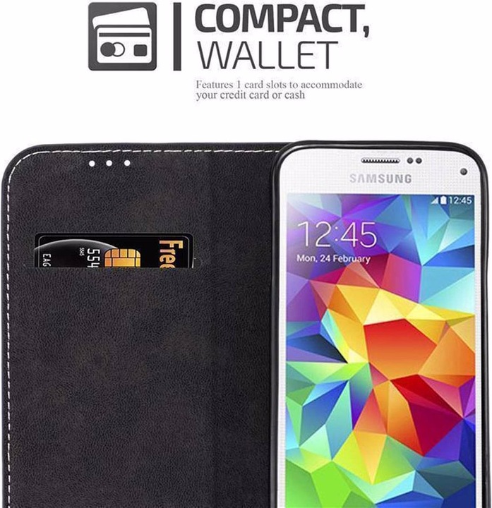 Image du produit Cadorabo Book X-Wallet Cover (Samsung Galaxy S5, Samsung Galaxy S5 Neo)