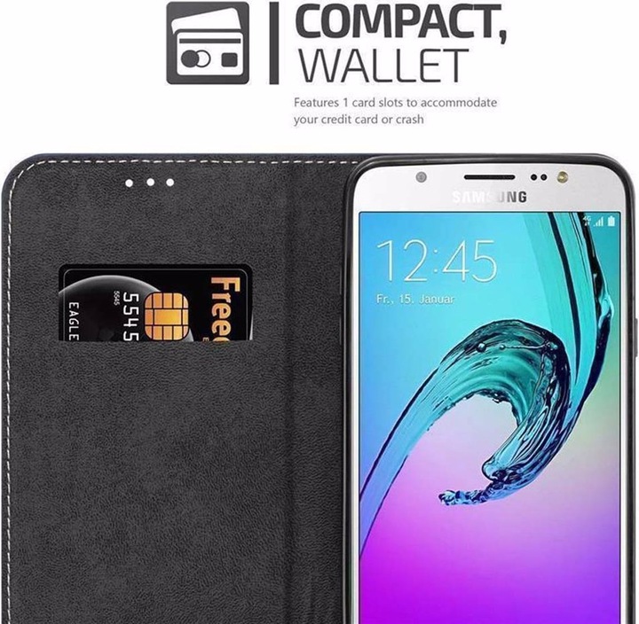 Actual product image Cadorabo Book X Wallet Cover (Samsung Galaxy J7 2016)