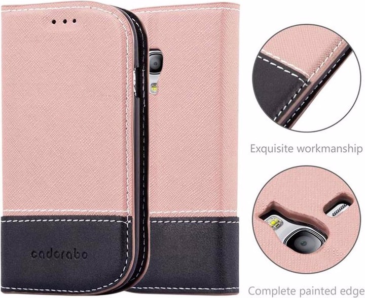 Actual product image Cadorabo Book X Wallet Cover (Samsung Galaxy S3 Mini)