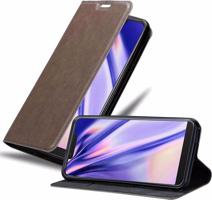 Actual product image Cadorabo Book Invisible Magnet Cover (Wiko View 2 Go)