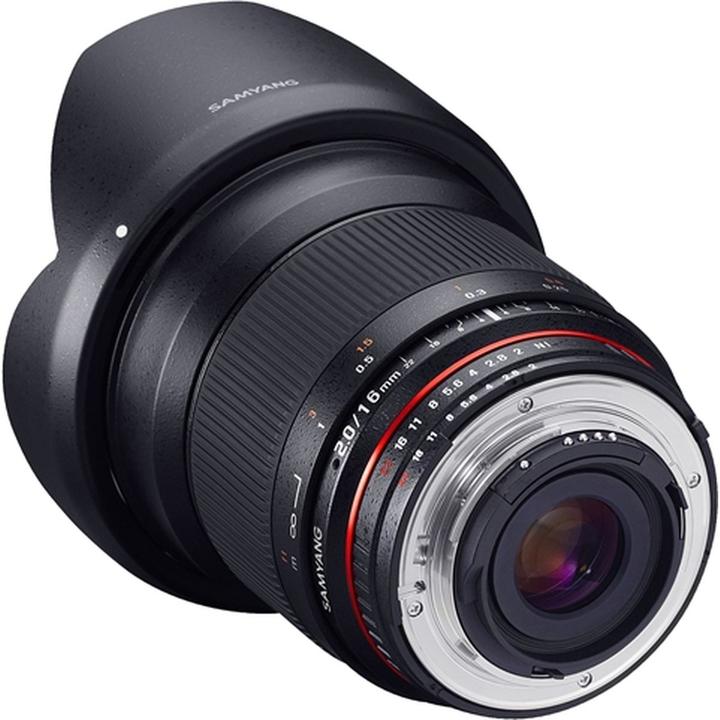 Actual product image Samyang 16mm F2.0 Fuji X (Fujifilm X, APS-C / DX)
