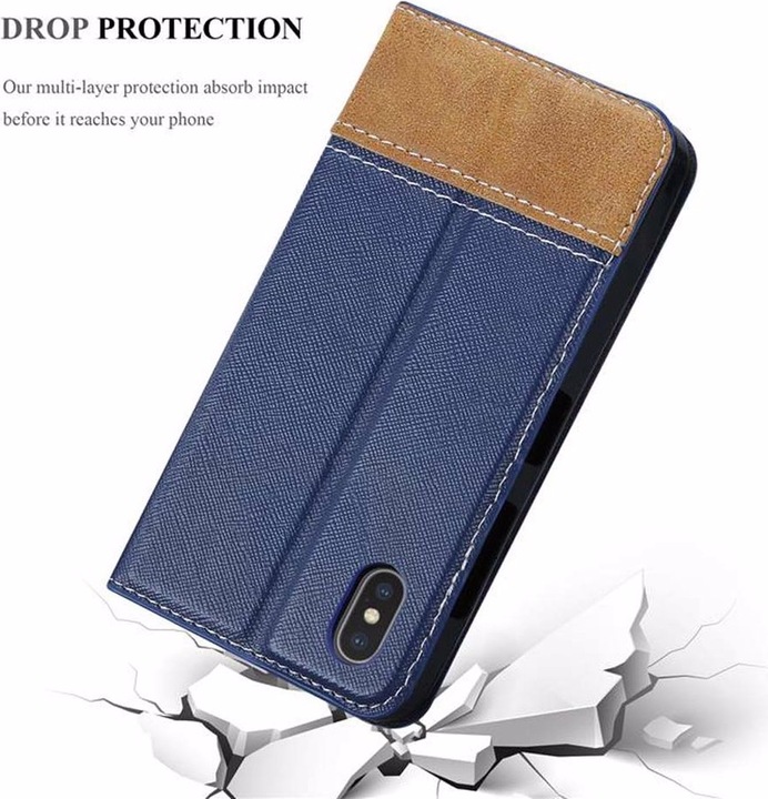 Actual product image Cadorabo Book X Wallet Cover (Apple iPhone XS Max)