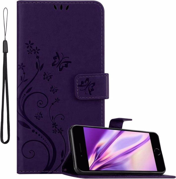 Floral dark purple