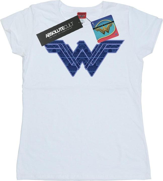 Immagine prodotto Wonder Woman Pattern Fill Logo Maglietta Donna (XXL)