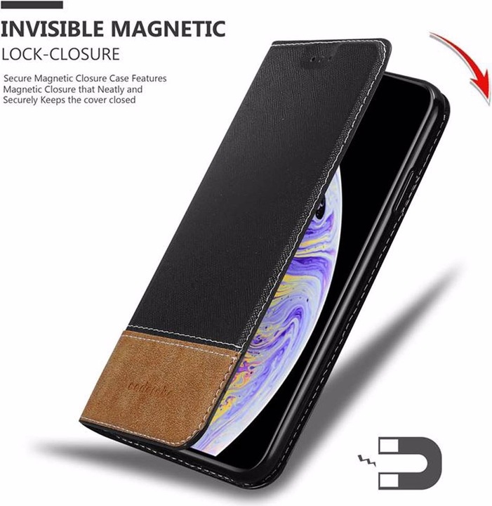 Actual product image Cadorabo Book X Wallet Cover (Apple iPhone XS Max)