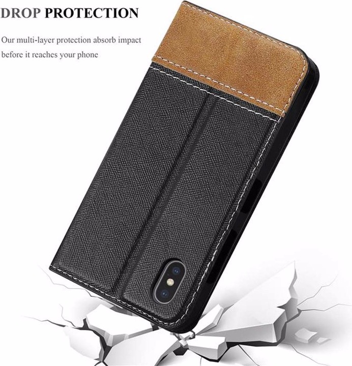 Actual product image Cadorabo Book X Wallet Cover (Apple iPhone XS Max)