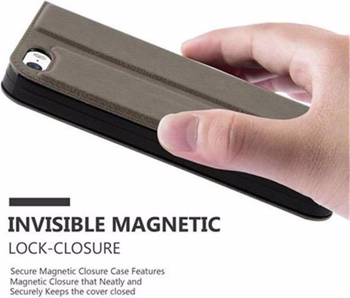 Produktbild Cadorabo Book mit View Doppelfenster Cover (Apple iPhone 5)