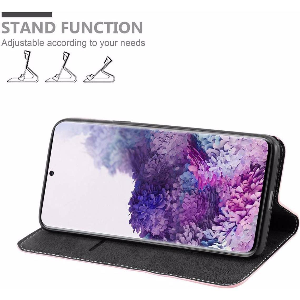 Thumbnail - Cadorabo Book X-Wallet Cover (Samsung Galaxy S20+), Smartphone Hülle, Rosa