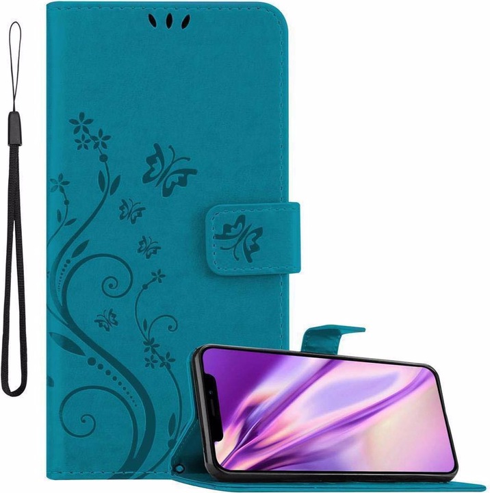 Produktbild Cadorabo Flower Book Cover (Apple iPhone 11 Pro Max)