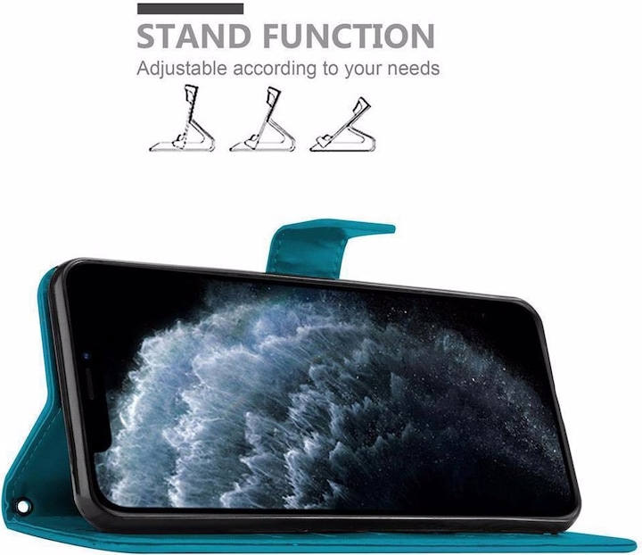 Produktbild Cadorabo Flower Book Cover (Apple iPhone 11 Pro Max)
