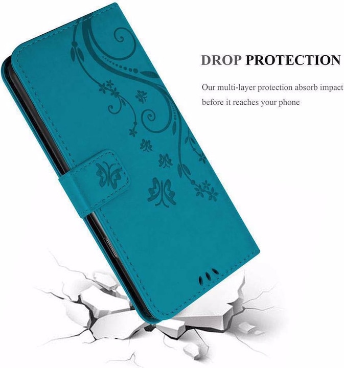 Produktbild Cadorabo Flower Book Cover (Apple iPhone 11 Pro Max)