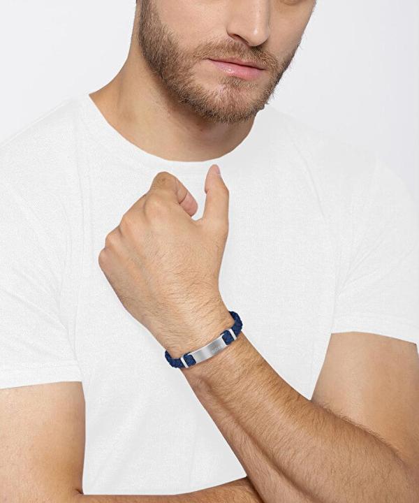 Actual product image Hugo Boss Fashion men's suede bracelet Dylan 1580609 - Length: 17.5 cm (Analogue wristwatch, 42 mm)