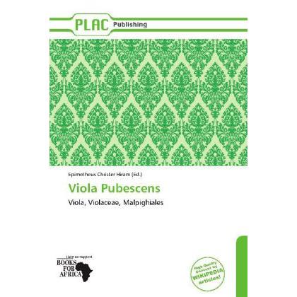 Viola Pubescens, Fachbücher