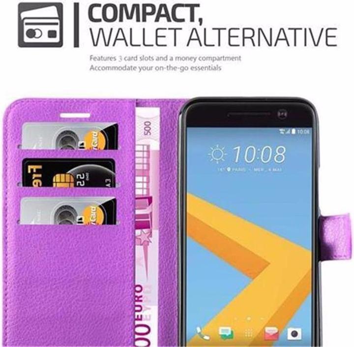 Produktbild Cadorabo Book mit Standfunktion Cover (HTC One 10)