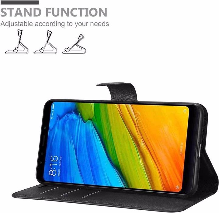 Produktbild Cadorabo Book mit Standfunktion Cover (Xiaomi Redmi Note 5)