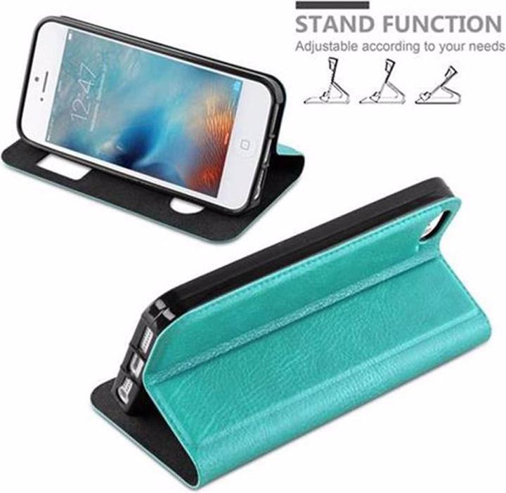 Produktbild Cadorabo Book mit View Doppelfenster Cover (Apple iPhone 5)
