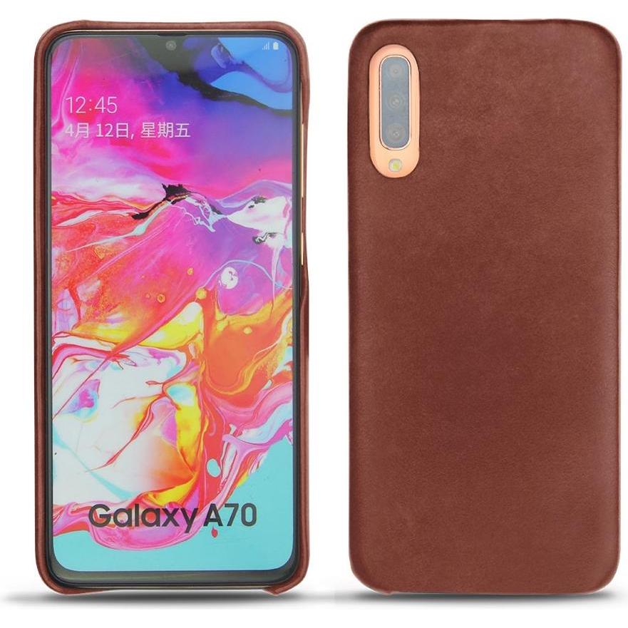 Noreve Lederschutzhülle (Samsung Galaxy A70), Smartphone Hülle, Rot