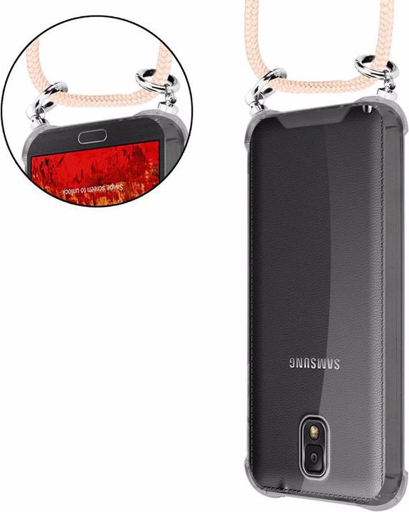 Produktbild Cadorabo TPU Handy Kette SILBER Cover