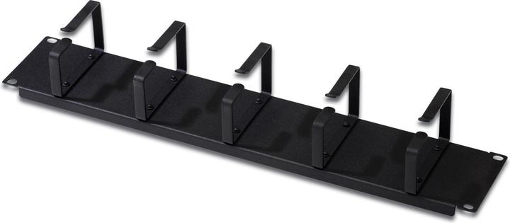 Produktbild Digitus Rangierpanel/Kabelfuehrungsbuegel 48,3cm 19Zoll 2HE 5x Kabelfuehrungsbuegel 40x60mm schwarz RAL9005