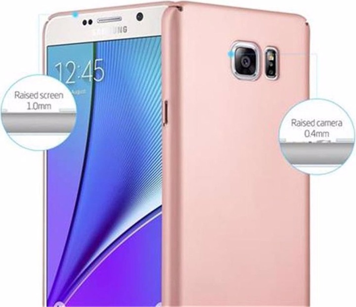 Actual product image Cadorabo Hard Cover Matt Metal Cover (Samsung Galaxy Note 5)
