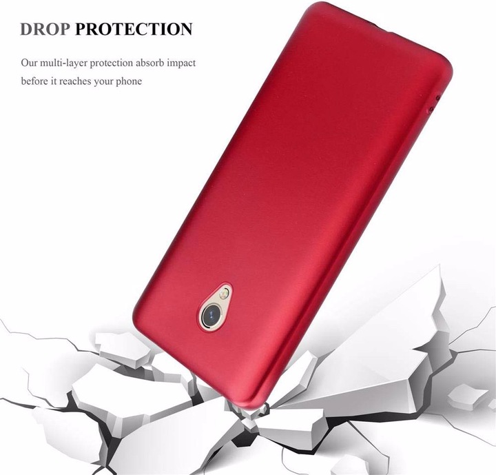 Produktbild Cadorabo TPU Matt Metallic Cover (ZTE Blade V7)