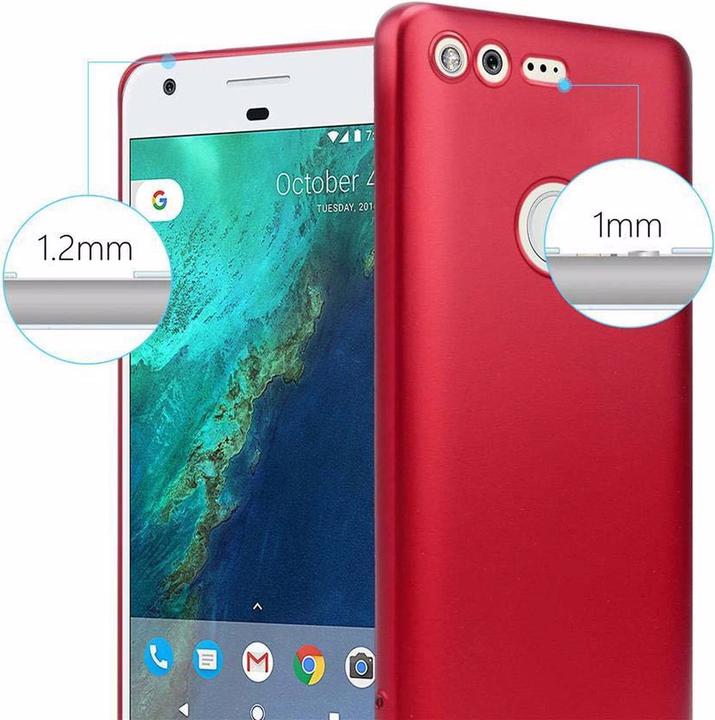 Actual product image Cadorabo TPU Matt Metallic Cover (Google Pixel XL)