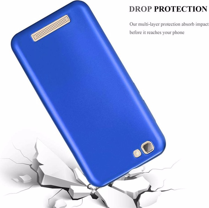 Actual product image Cadorabo TPU Matt Metallic Cover (ZTE Blade A612)