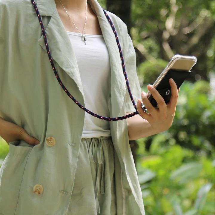 Actual product image Cadorabo TPU Mobile Phone Chain SILVER Cover