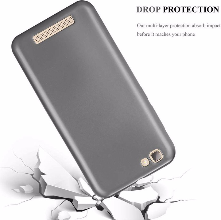 Produktbild Cadorabo TPU Matt Metallic Cover (ZTE Blade A612)