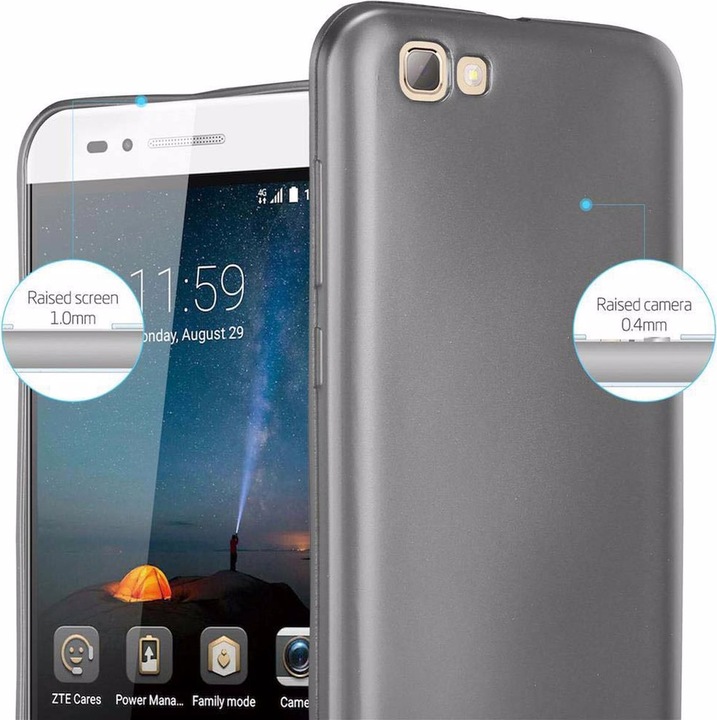 Produktbild Cadorabo TPU Matt Metallic Cover (ZTE Blade A612)