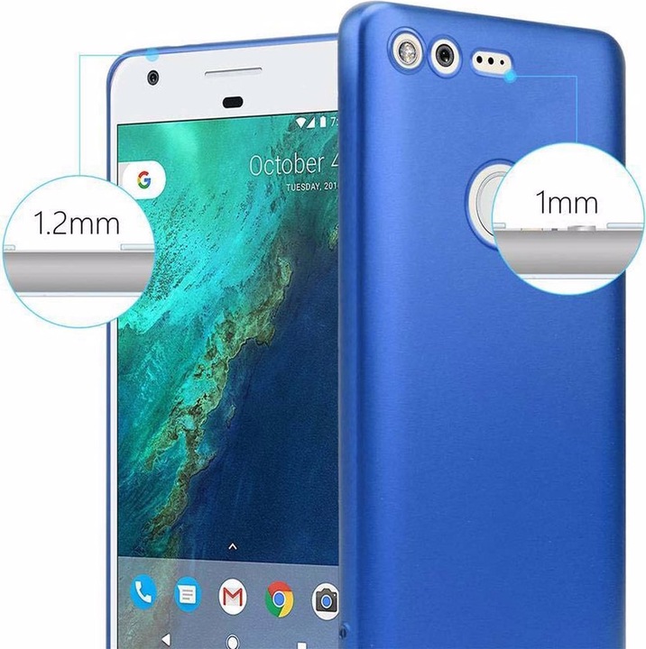 Actual product image Cadorabo TPU Matt Metallic Cover (Google Pixel)