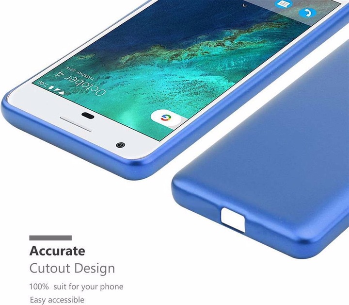Actual product image Cadorabo TPU Matt Metallic Cover (Google Pixel)