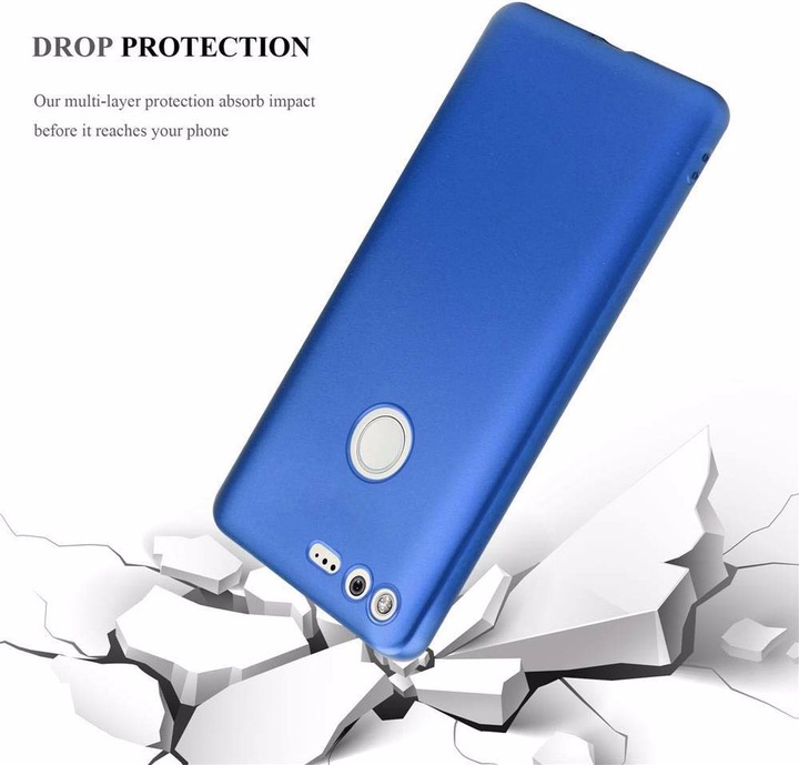 Actual product image Cadorabo TPU Matt Metallic Cover (Google Pixel)